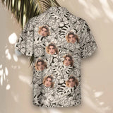 Island Tiki Vibes custom Hawaiian shirt with photos, example 3