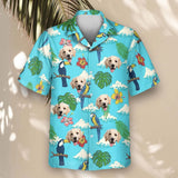 Jungle Bird Paradise custom Hawaiian shirt with photos, example 2
