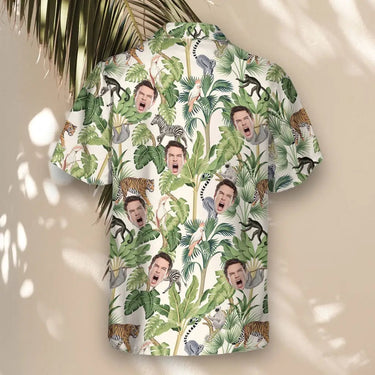 Jungle Jamboree custom Hawaiian shirt with photos, example 3