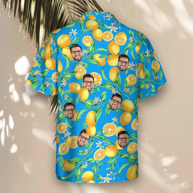 Lemon Grove Breeze custom Hawaiian shirt with photos, example 1