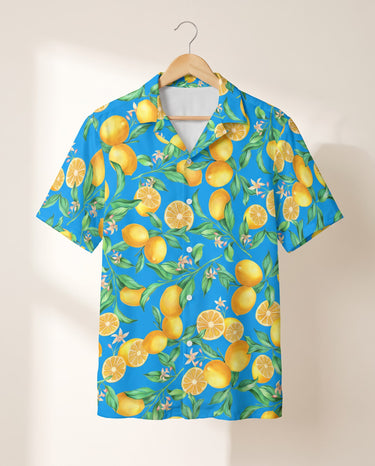 Lemon Grove Breeze Hawaiian shirt print before personalizing