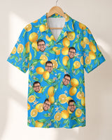 Lemon Grove Breeze personalized Hawaiian shirt printed with customer faces