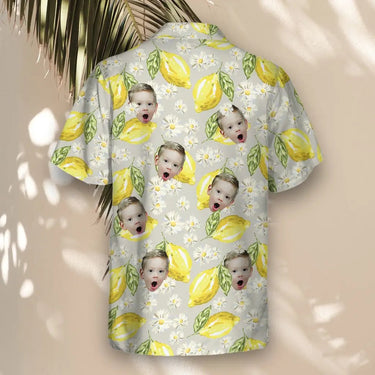 Lemon Grove Vibes custom Hawaiian shirt with photos, example 1