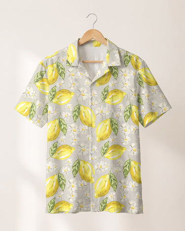 Lemon Grove Vibes Hawaiian shirt print before personalizing