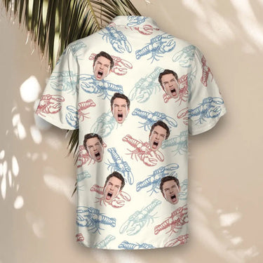 Lobster Fest custom Hawaiian shirt with photos, example 1