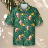 Monstera Paradise custom Hawaiian shirt with photos, example 2