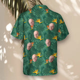 Monstera Paradise custom Hawaiian shirt with photos, example 3