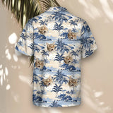 Nostalgic Tropical Paradise custom Hawaiian shirt with photos, example 1
