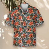 Orchid Isle custom Hawaiian shirt with photos, example 2