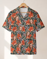 Orchid Isle personalized Hawaiian shirt printed with customer faces