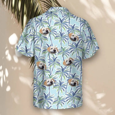 Palm Breeze custom Hawaiian shirt with photos, example 3