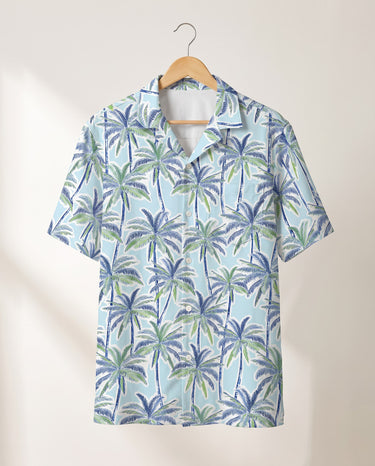 Palm Breeze Hawaiian shirt print before personalizing