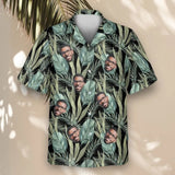 Palm Grove custom Hawaiian shirt with photos, example 2