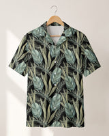 Palm Grove Hawaiian shirt print before personalizing