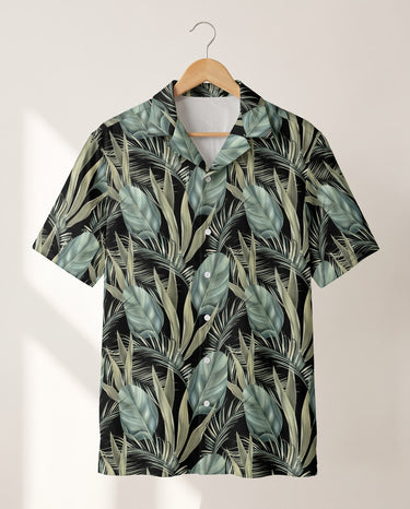 Palm Grove Hawaiian shirt print before personalizing