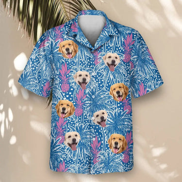 Pineapple Paradise custom Hawaiian shirt with photos, example 2