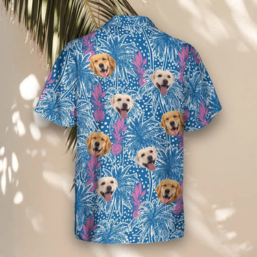 Pineapple Paradise custom Hawaiian shirt with photos, example 3