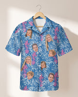 Pineapple Paradise personalized Hawaiian shirt printed with customer faces