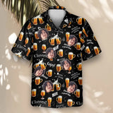 Raise a Toast custom Hawaiian shirt with photos, example 2