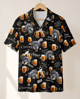 Raise a Toast personalized Hawaiian shirt printed with customer faces