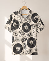 Retro Record Vibes Hawaiian shirt print before personalizing