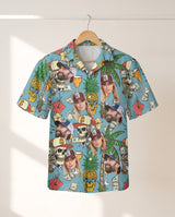 Rich Skull Paradise personalized Hawaiian shirt printed with customer faces