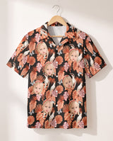 Rosy Paradise personalized Hawaiian shirt printed with customer faces