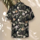 Running Wildlife Animal custom Hawaiian shirt with photos, example 3