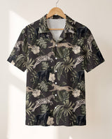 Running Wildlife Animal Hawaiian shirt print before personalizing