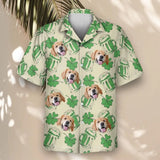 Shamrock Celebration custom Hawaiian shirt with photos, example 2
