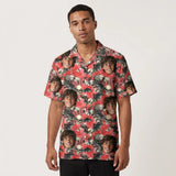 Spooky Bat Halloween custom Hawaiian shirt with photos, example 1
