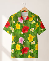 Summer Tropical Hawaiian shirt print before personalizing