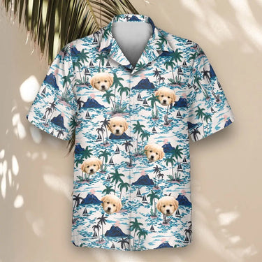 Sunset Sail custom Hawaiian shirt with photos, example 2