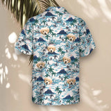 Sunset Sail custom Hawaiian shirt with photos, example 3