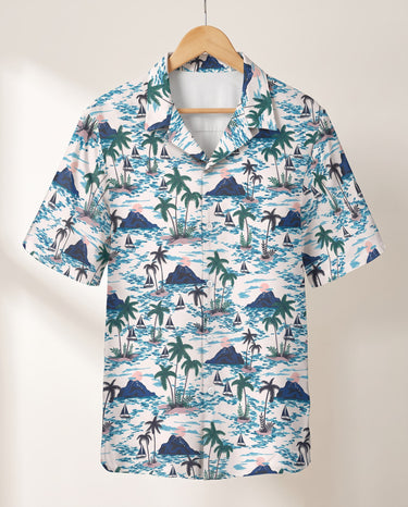 Sunset Sail Hawaiian shirt print before personalizing