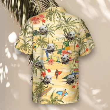 Surf's Up Island custom Hawaiian shirt with photos, example 1