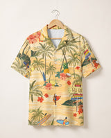 Surf's Up Island Hawaiian shirt print before personalizing