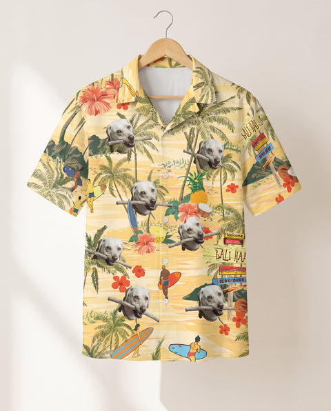 Surf's Up Island personalized Hawaiian shirt printed with customer faces