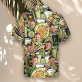 Tequila Tasting custom Hawaiian shirt with photos, example 1