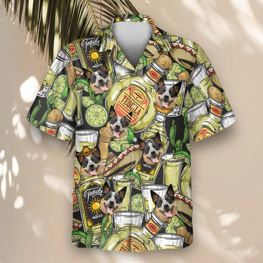 Tequila Tasting custom Hawaiian shirt with photos, example 2