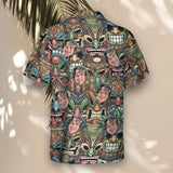 Tiki Island Vibes custom Hawaiian shirt with photos, example 3