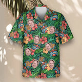 Tiki Paradise Warrior custom Hawaiian shirt with photos, example 2