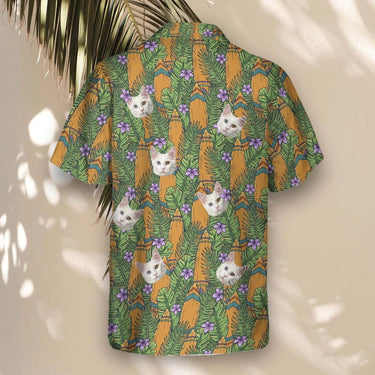 Tiki Surf Legend custom Hawaiian shirt with photos, example 3