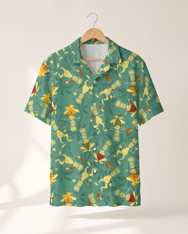 Tribal Rhythm Vibes Hawaiian shirt print before personalizing