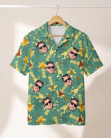 Tribal Rhythm Vibes personalized Hawaiian shirt printed with customer faces