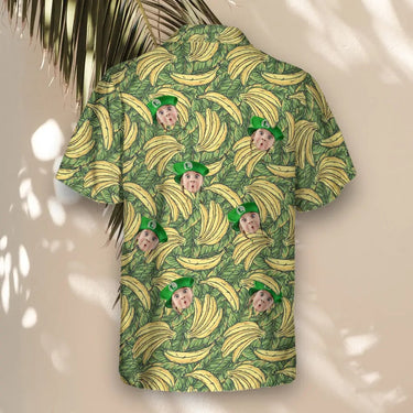 Tropical Banana Bliss custom Hawaiian shirt with photos, example 3