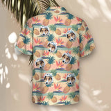 Tropical Bloom custom Hawaiian shirt with photos, example 1