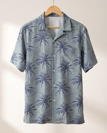 Tropical Breeze Hawaiian shirt print before personalizing