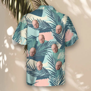 Tropical Color Pop custom Hawaiian shirt with photos, example 1