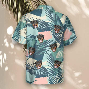 Tropical Color Pop custom Hawaiian shirt with photos, example 3